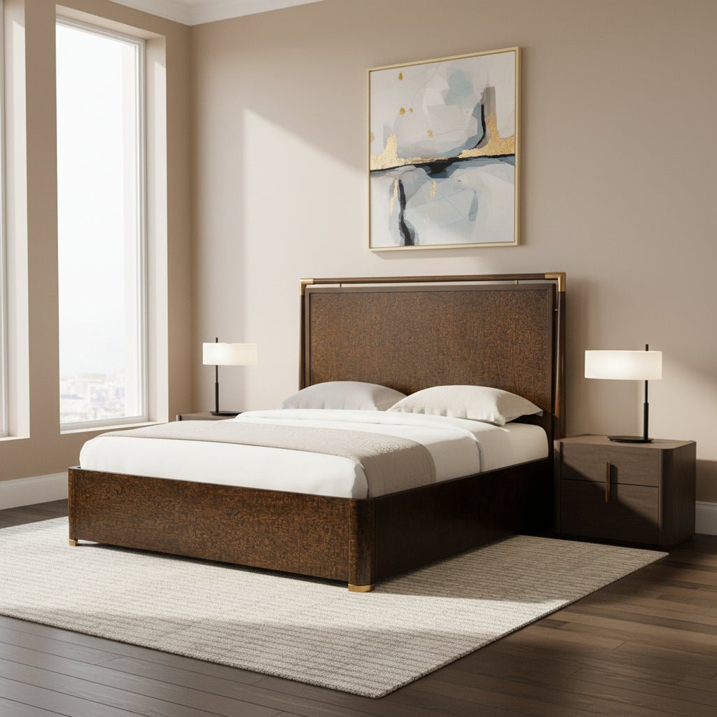 Kesden - Kesden Wood Bed Beds| Theodore Alexander