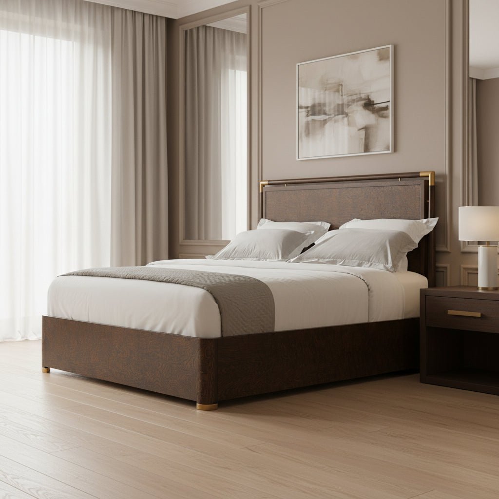 Kesden - Kesden Wood California King Bed Beds| Theodore Alexander