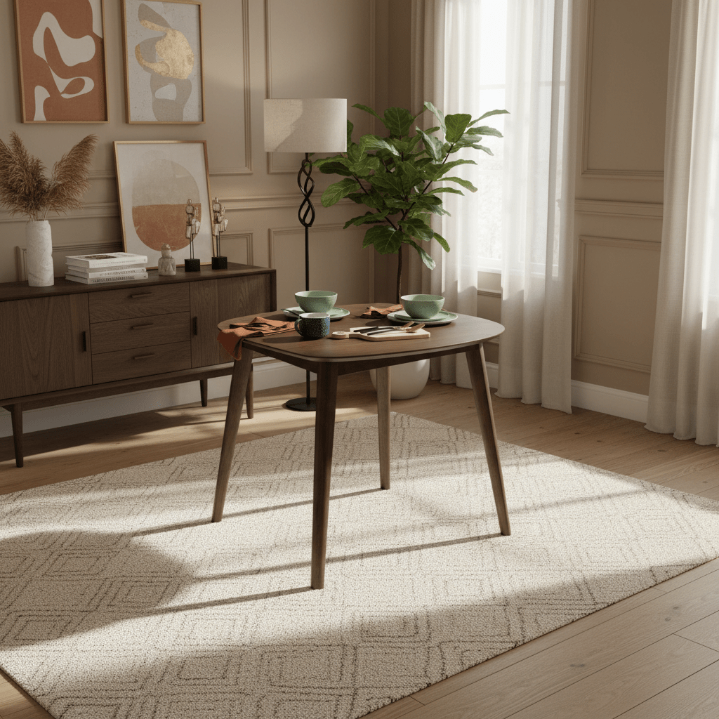 KHASA 800X900 DINING TABLE 109/113 Office Furniture| Al Rugaib Office Solutions
