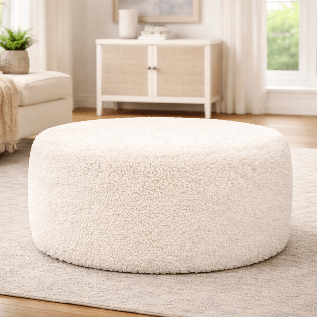 Kilby Round Cocktail Ottoman Ottomans| Fairfield Chair