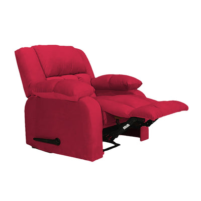 King | Velvet Classic Recliner Chair - Al Rugaib Furniture