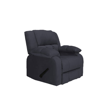 King | Velvet Classic Recliner Chair - Al Rugaib Furniture