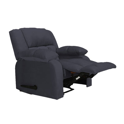 King | Velvet Classic Recliner Chair - Al Rugaib Furniture