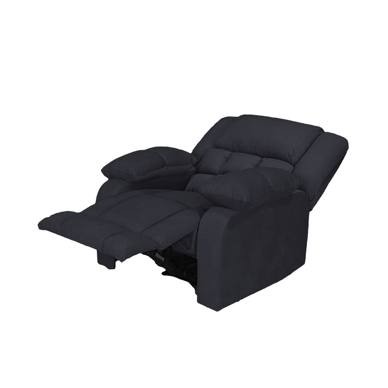 King | Velvet Rocking Recliner Chair - Al Rugaib Furniture