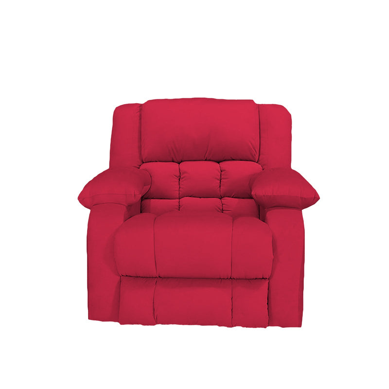 King | Velvet Rocking Recliner Chair - Al Rugaib Furniture