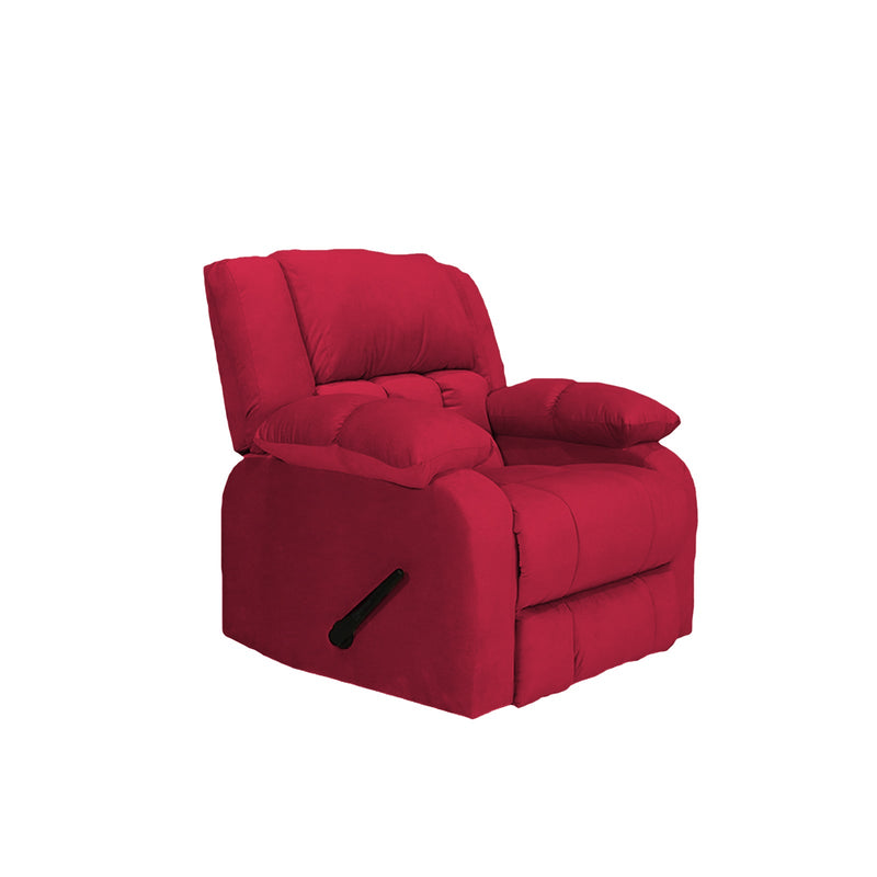 King | Velvet Rocking Recliner Chair - Al Rugaib Furniture