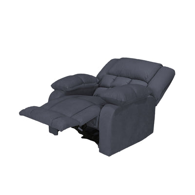 King | Velvet Rocking & Rotating Recliner Chair - Al Rugaib Furniture