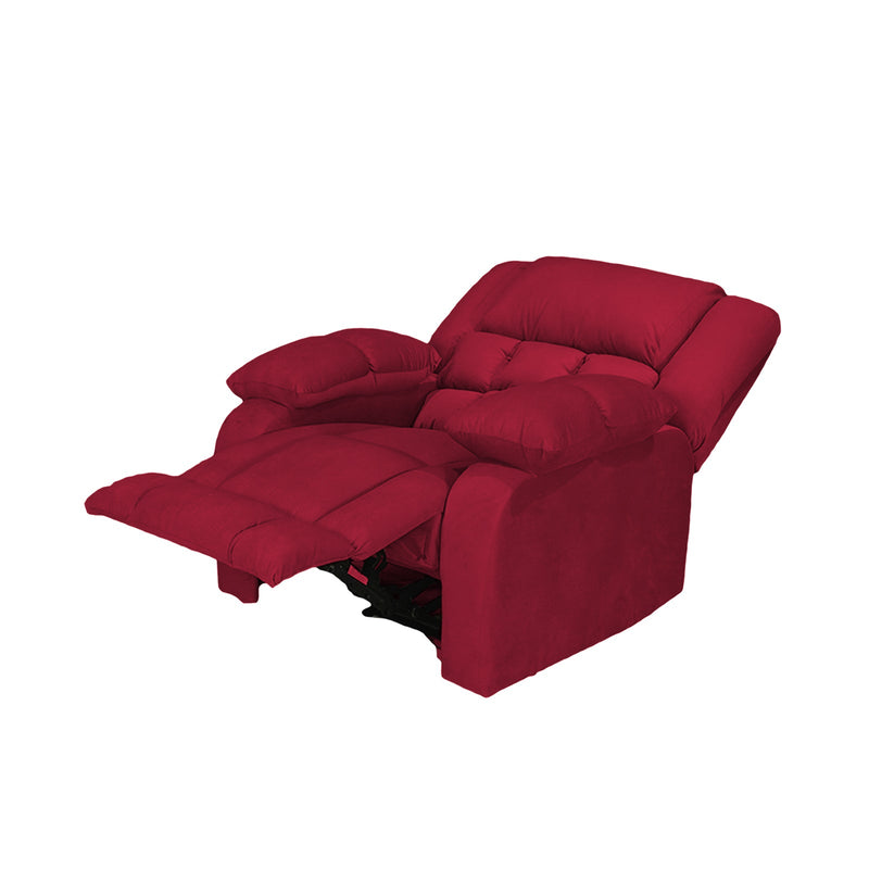 King | Velvet Rocking & Rotating Recliner Chair - Al Rugaib Furniture