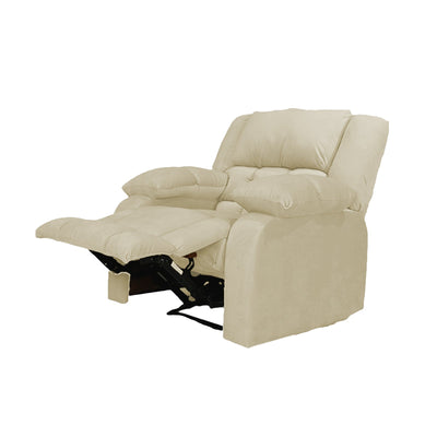 King | Velvet Rocking & Rotating Recliner Chair - Al Rugaib Furniture