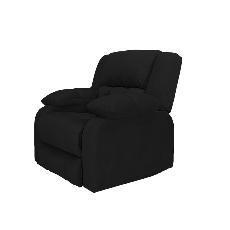 King | Velvet Rocking & Rotating Recliner Chair - Al Rugaib Furniture
