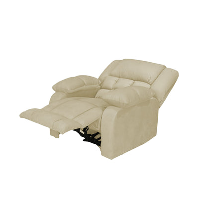 King | Velvet Rocking & Rotating Recliner Chair - Al Rugaib Furniture