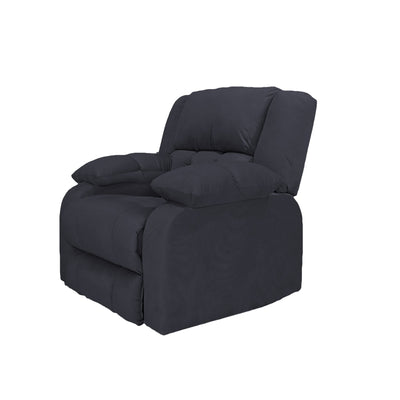 King | Velvet Rocking & Rotating Recliner Chair - Al Rugaib Furniture