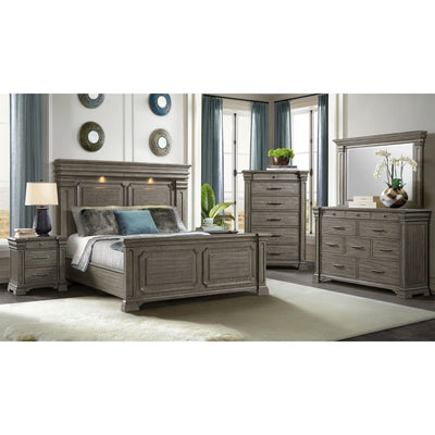 Kings Court 10 - Drawer Dresser in Grey - Al Rugaib Furniture