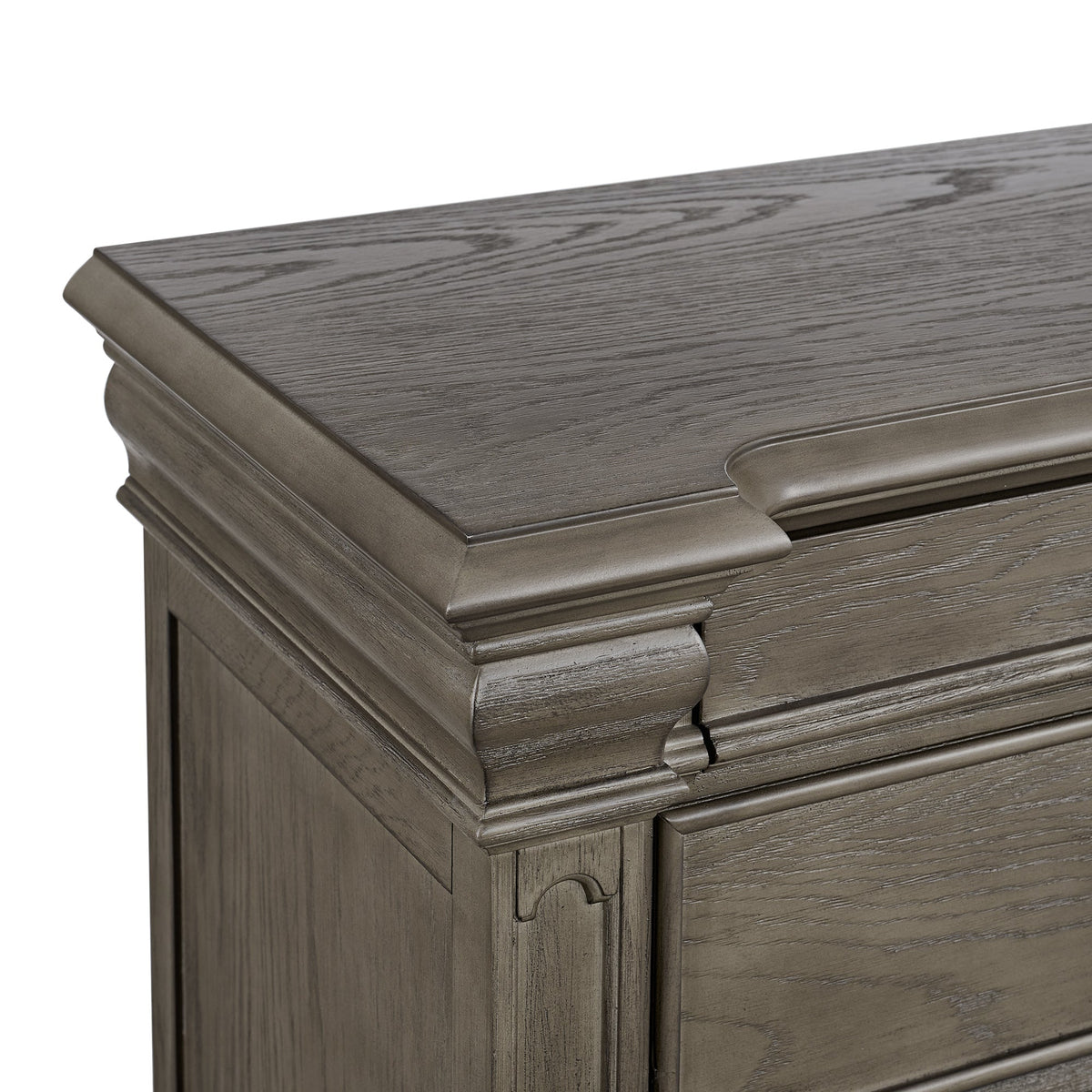 Kings Court 10-Drawer Dresser in Grey Dressers| ROOTS FURNITURE