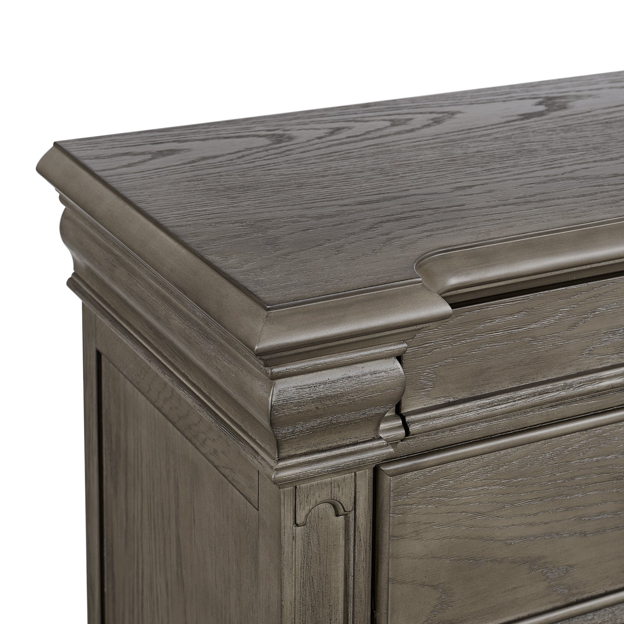 Kings Court 10-Drawer Dresser in Grey Dressers| ROOTS FURNITURE