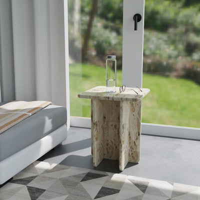 Kirstein MARBLE SIDE TABLE - Al Rugaib Furniture