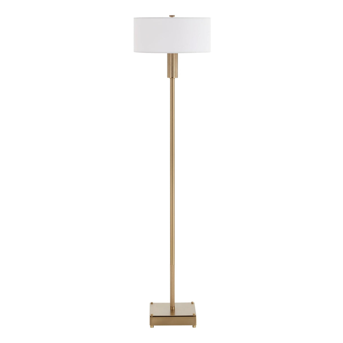Knurl Floor Lamp - Brass Floor lamps| Uttermost