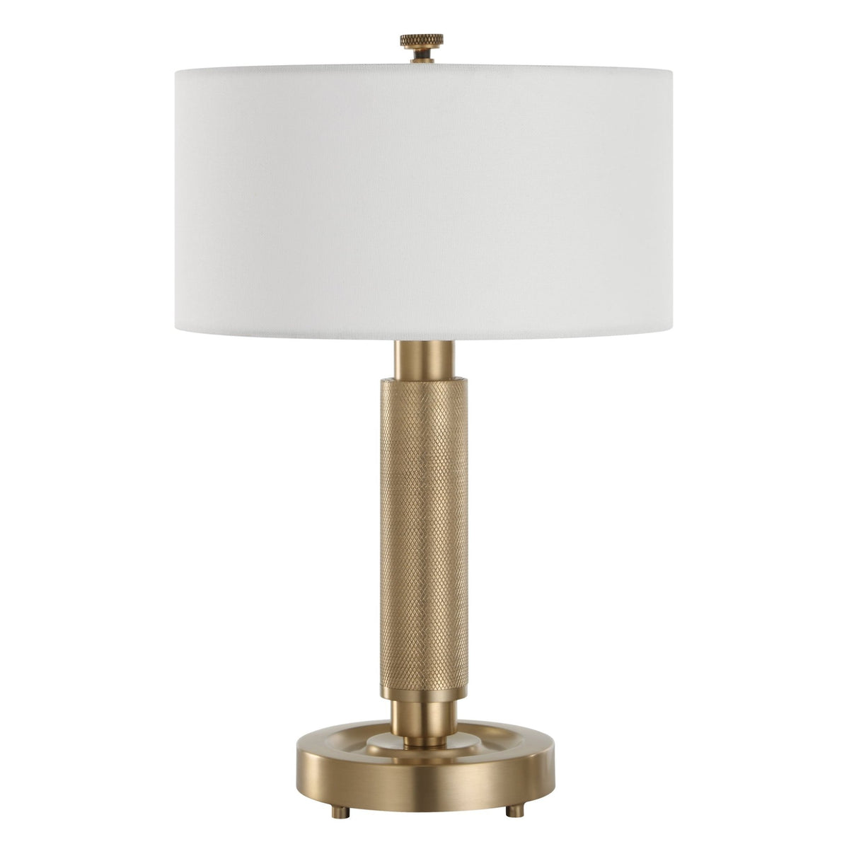 Knurl Mini Lamp - Brass Table Lamps| Uttermost