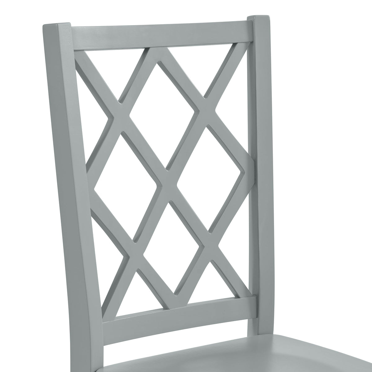 Kona Lattice Back Counter Side Chair in Grey (2 Per Carton) Dining Chairs| ROOTS FURNITURE