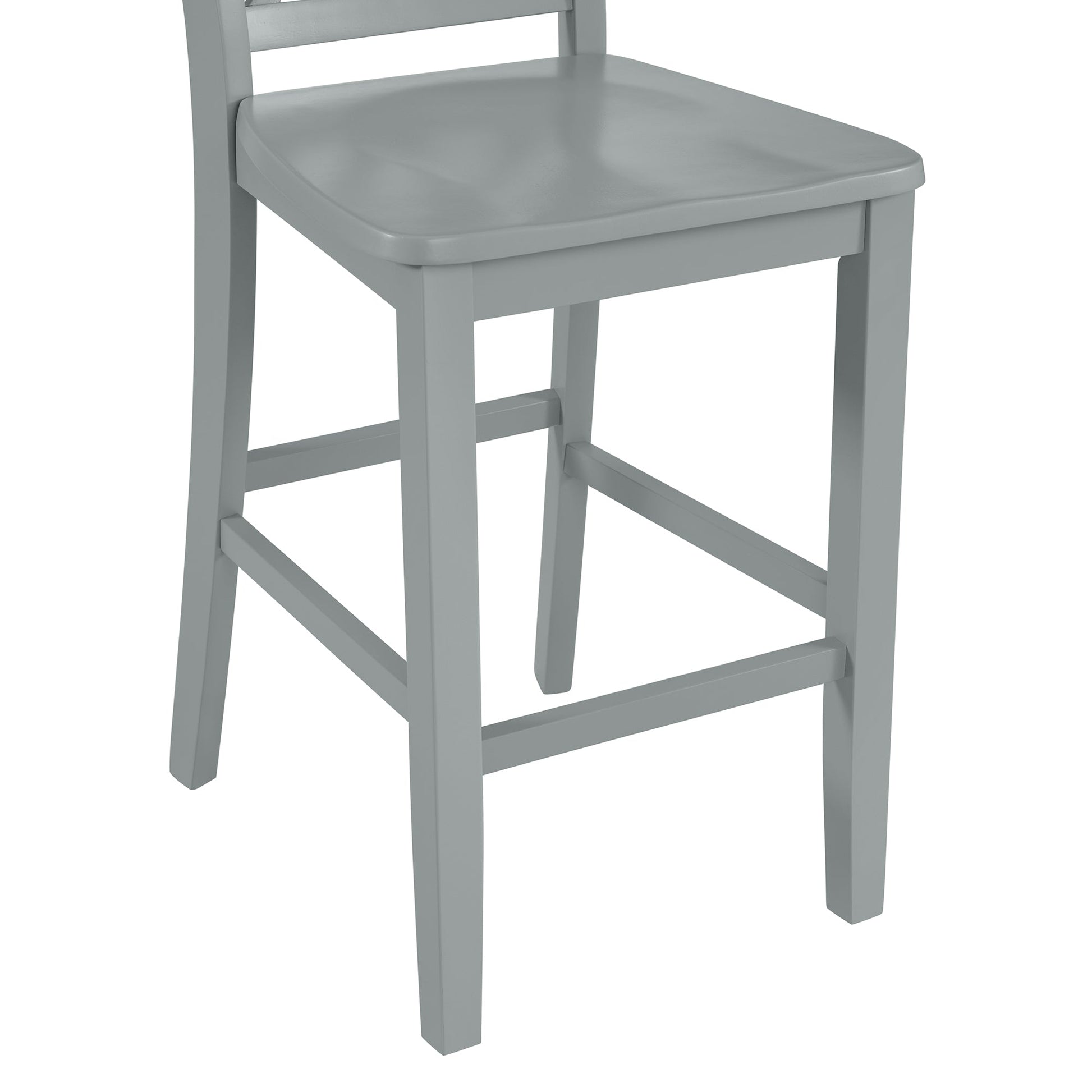 Kona Lattice Back Counter Side Chair in Grey (2 Per Carton) Dining Chairs| ROOTS FURNITURE