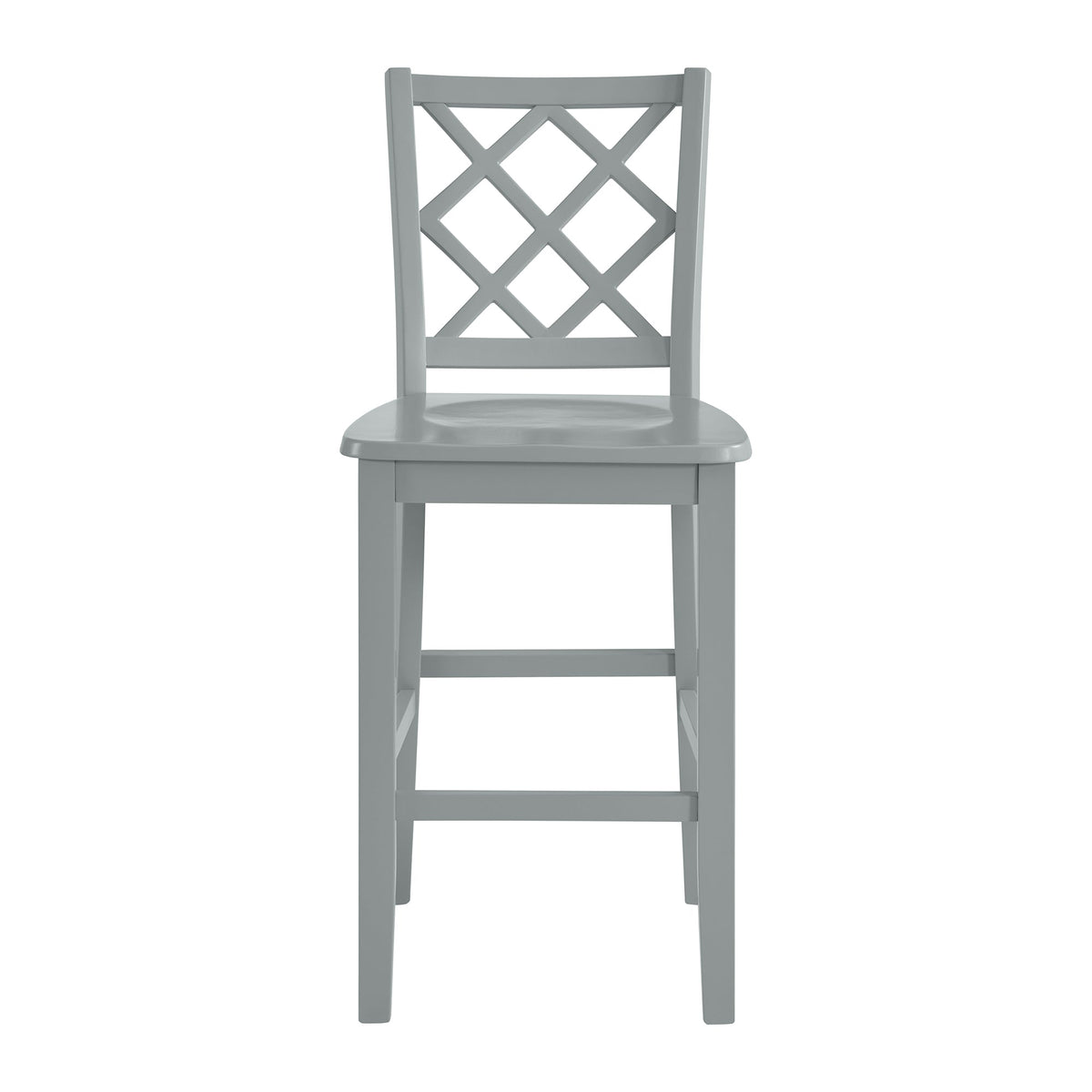 Kona Lattice Back Counter Side Chair in Grey (2 Per Carton) Dining Chairs| ROOTS FURNITURE