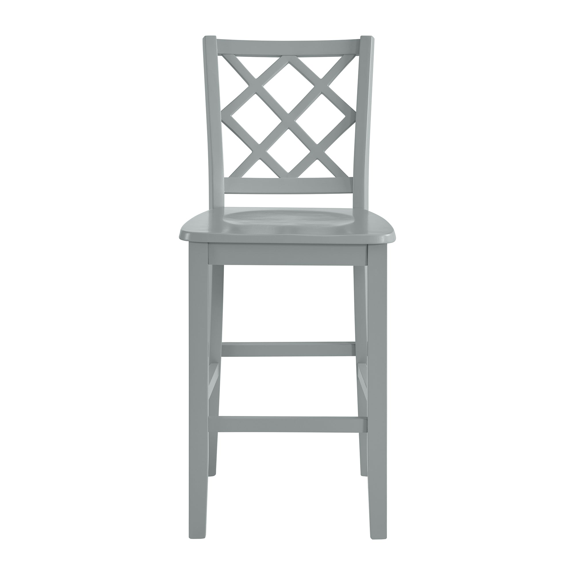 Kona Lattice Back Counter Side Chair in Grey (2 Per Carton) Dining Chairs| ROOTS FURNITURE