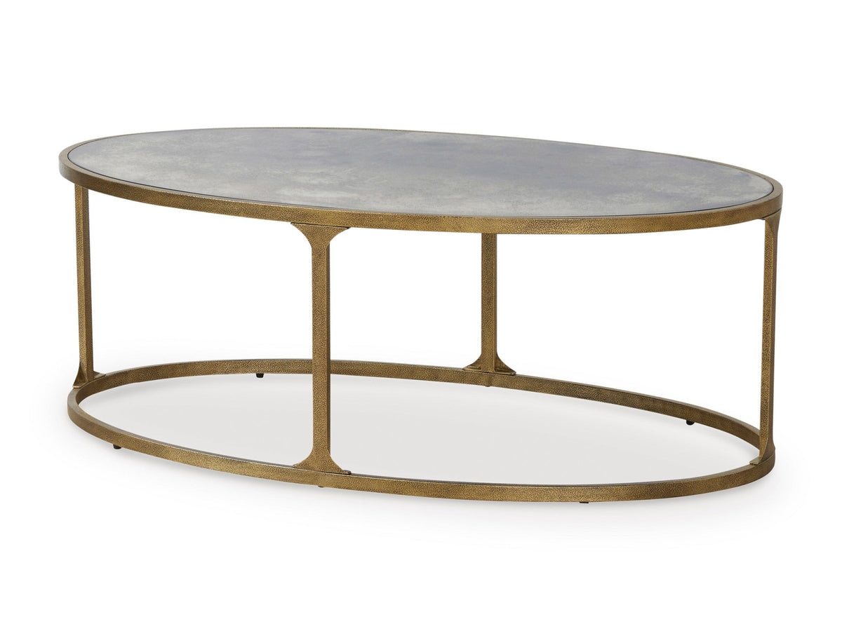 Korajane Oval Cocktail Table Coffee Tables| Ashley Homestore