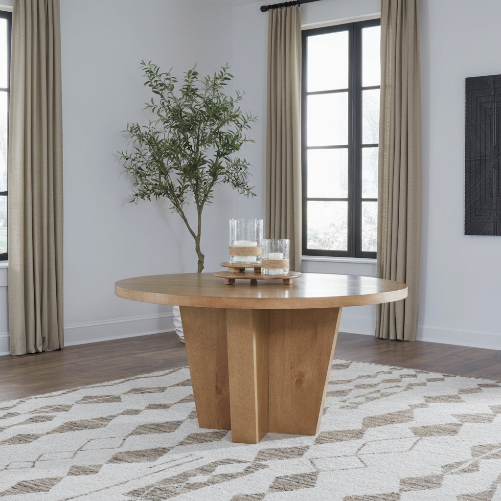 Kristiland Round Dining Room Table Dining Tables| Ashley Homestore