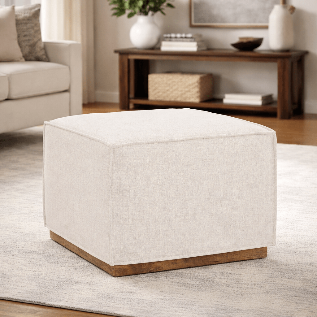 Kristin Slipcover Ottomans| Fairfield Chair
