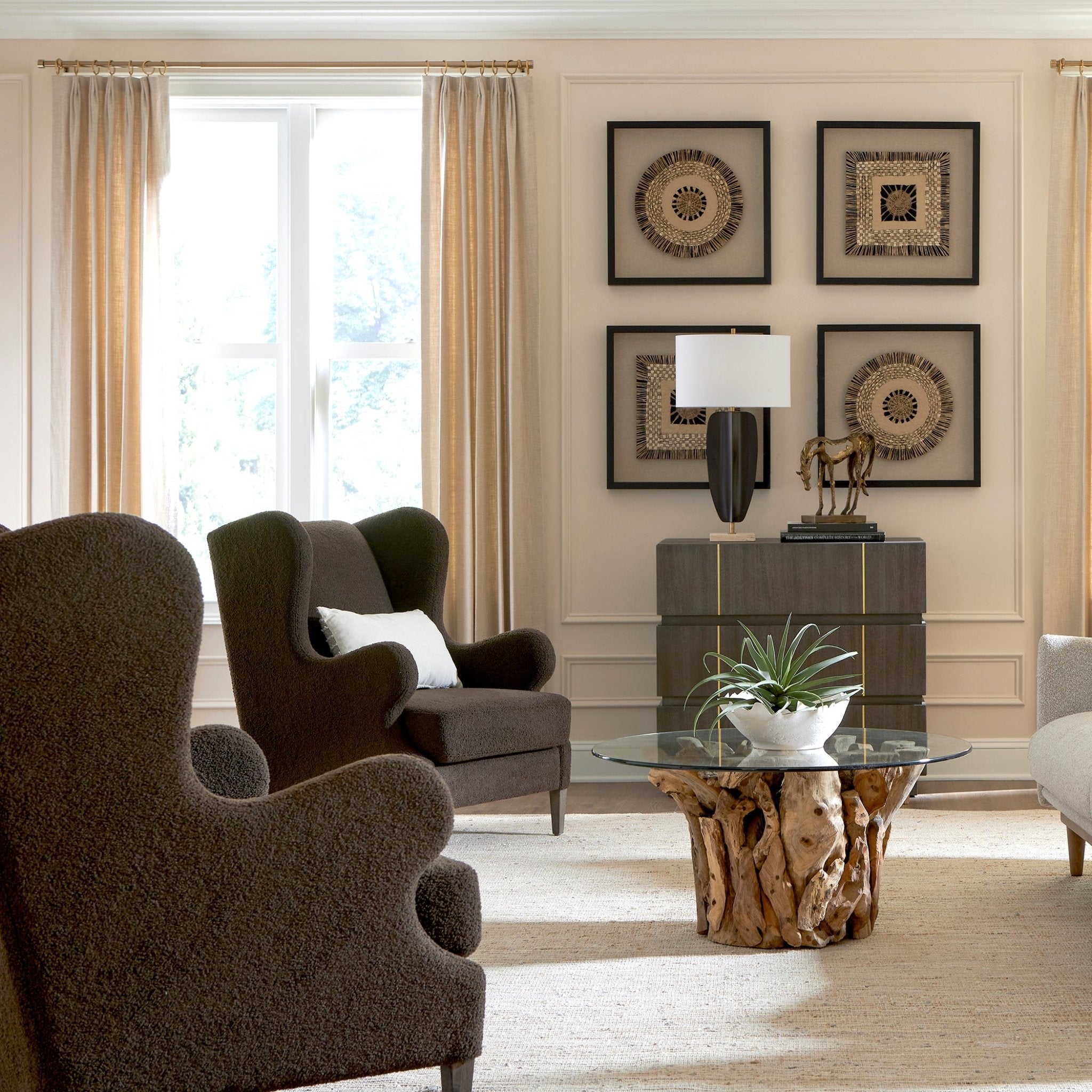 Kure Black Table Lamp Table Lamps| Uttermost