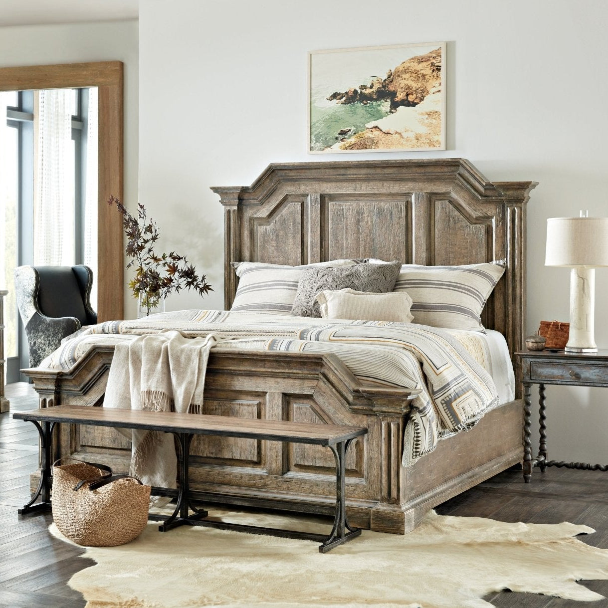 La Grange Bradshaw Queen Panel Bed Beds| Hooker