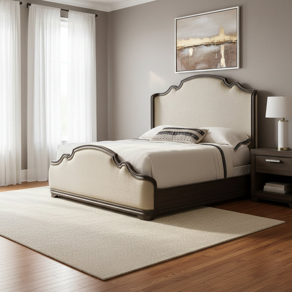 La Grange Fayette Queen Upholstered Bed Beds| Hooker