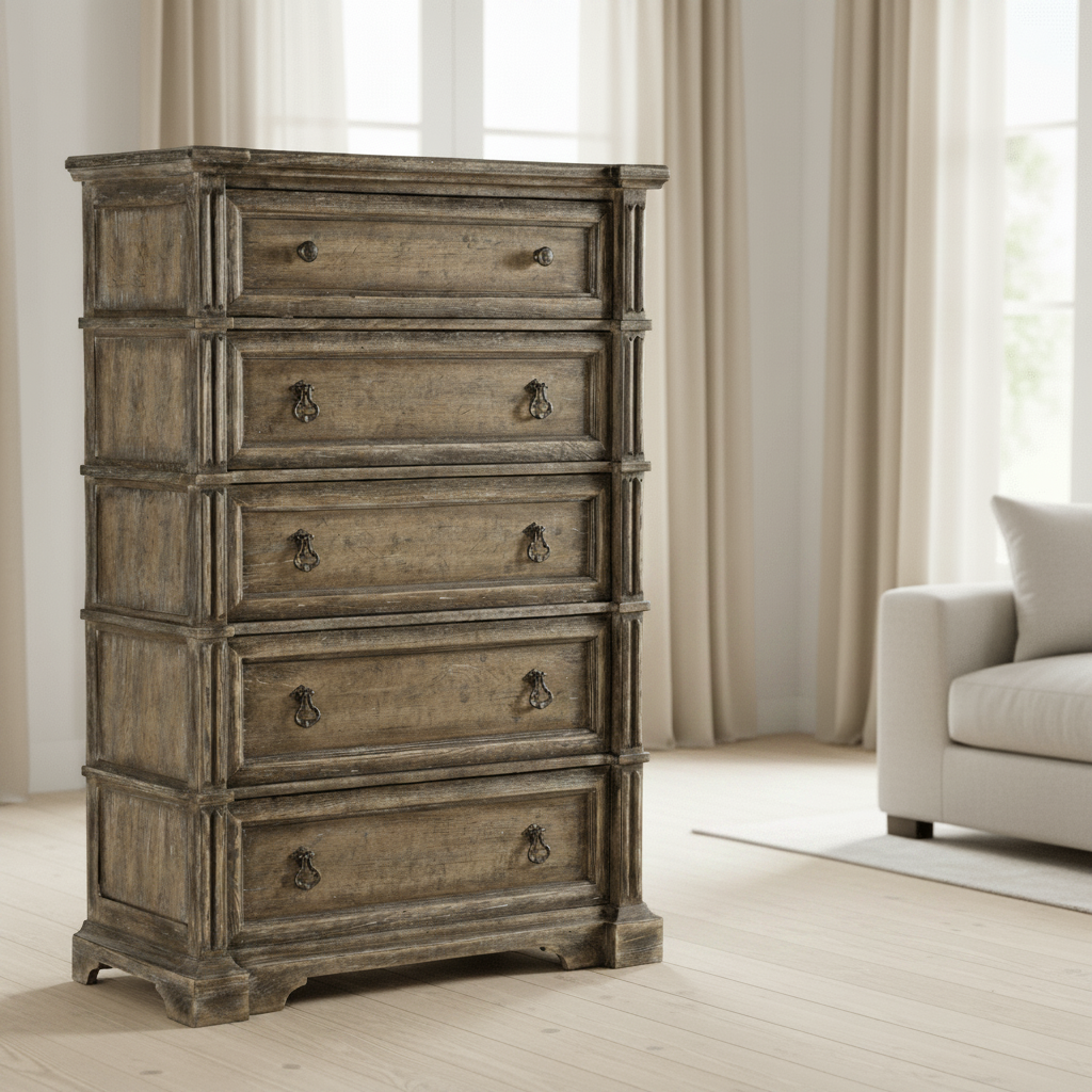 La Grange Ross Prairie Five Drawer Chest Cabinets & Chests| Hooker
