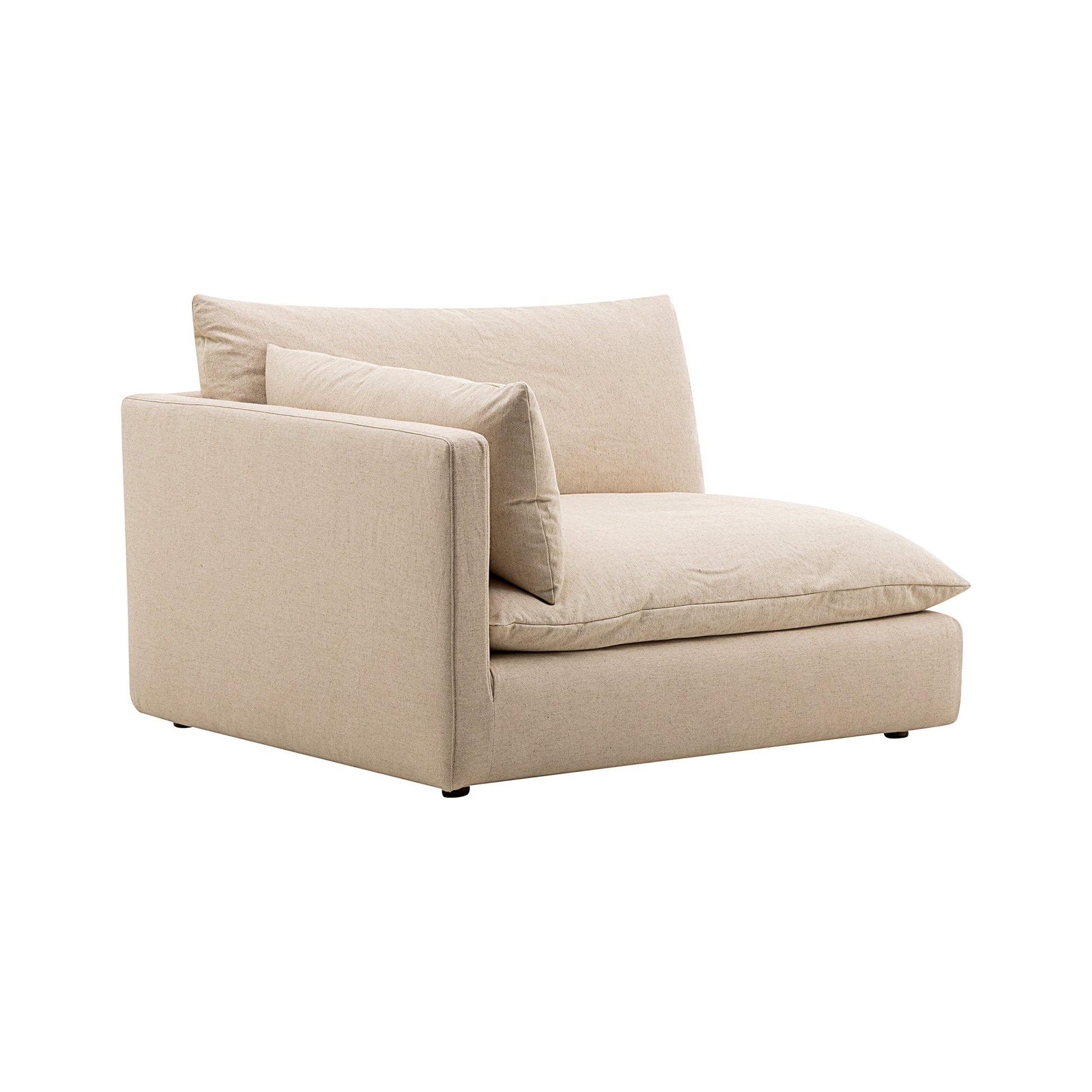 La Jolia Natural Linen Laf Sectionals| Roots Furniture