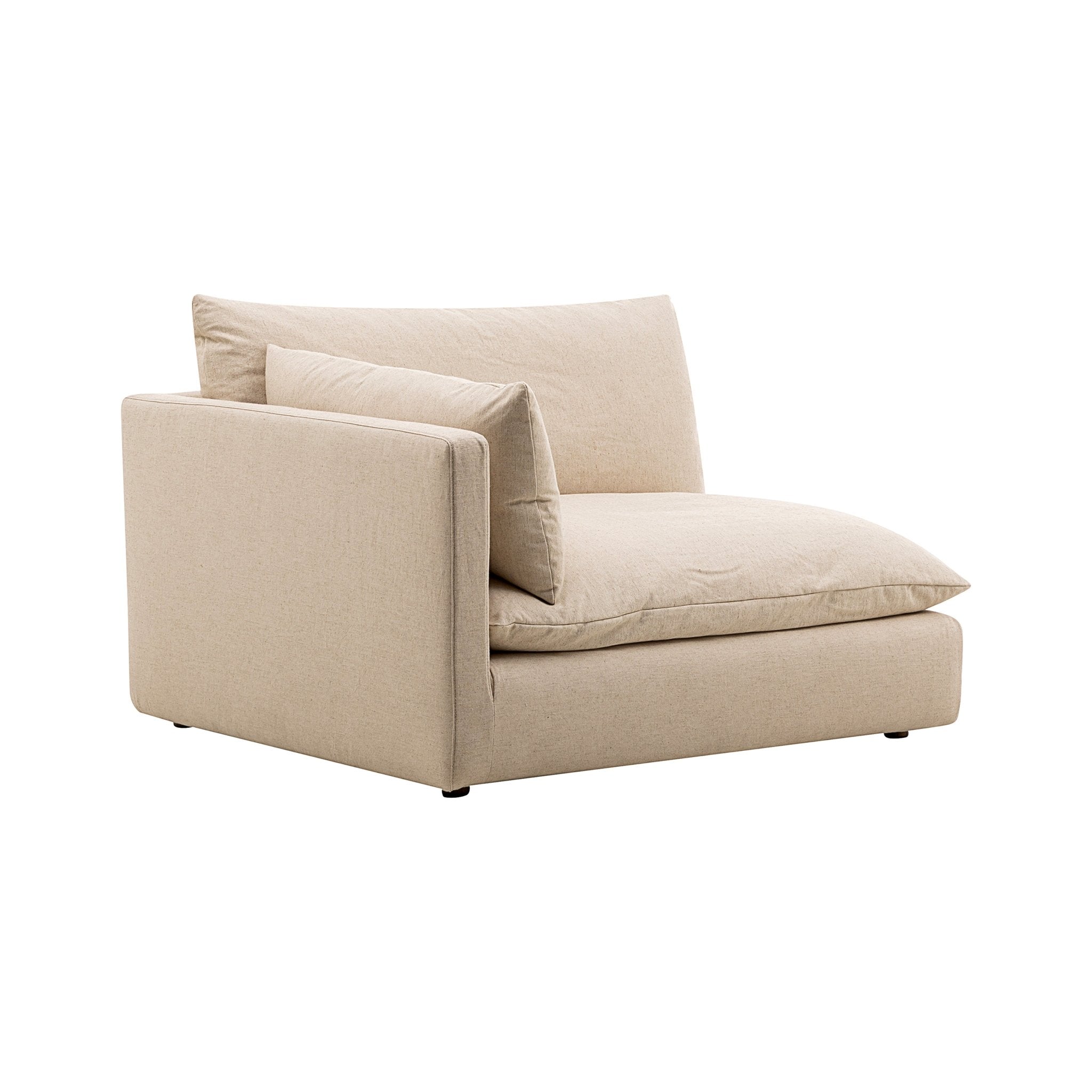 La Jolia Natural Linen Laf Sectionals| Roots Furniture