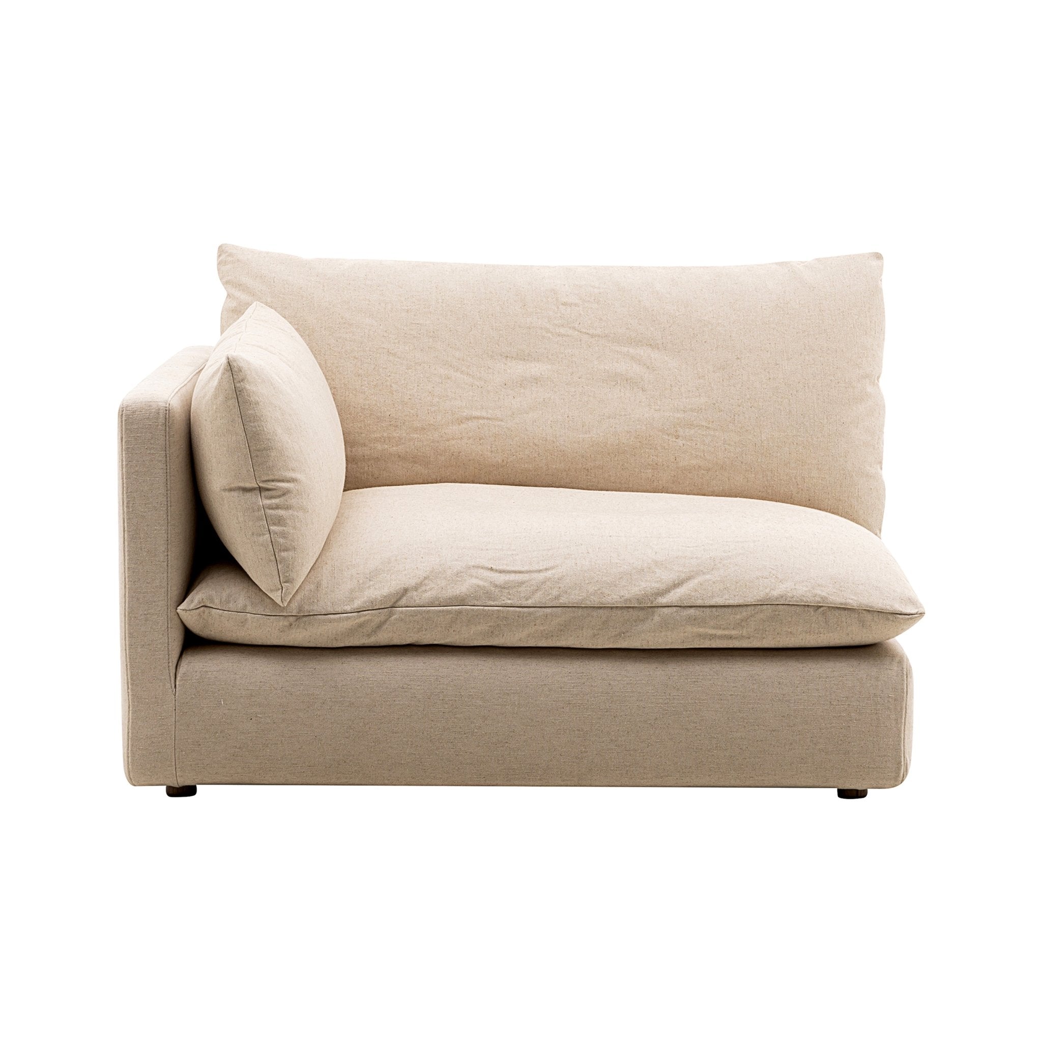 La Jolia Natural Linen Laf Sectionals| Roots Furniture