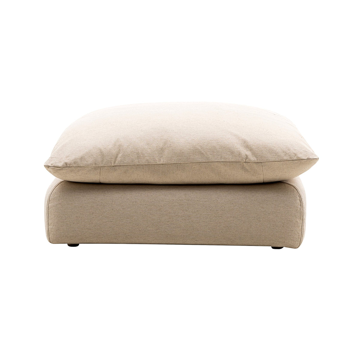 La Jolia Natural Linen Ottoman Sectionals| Roots Furniture