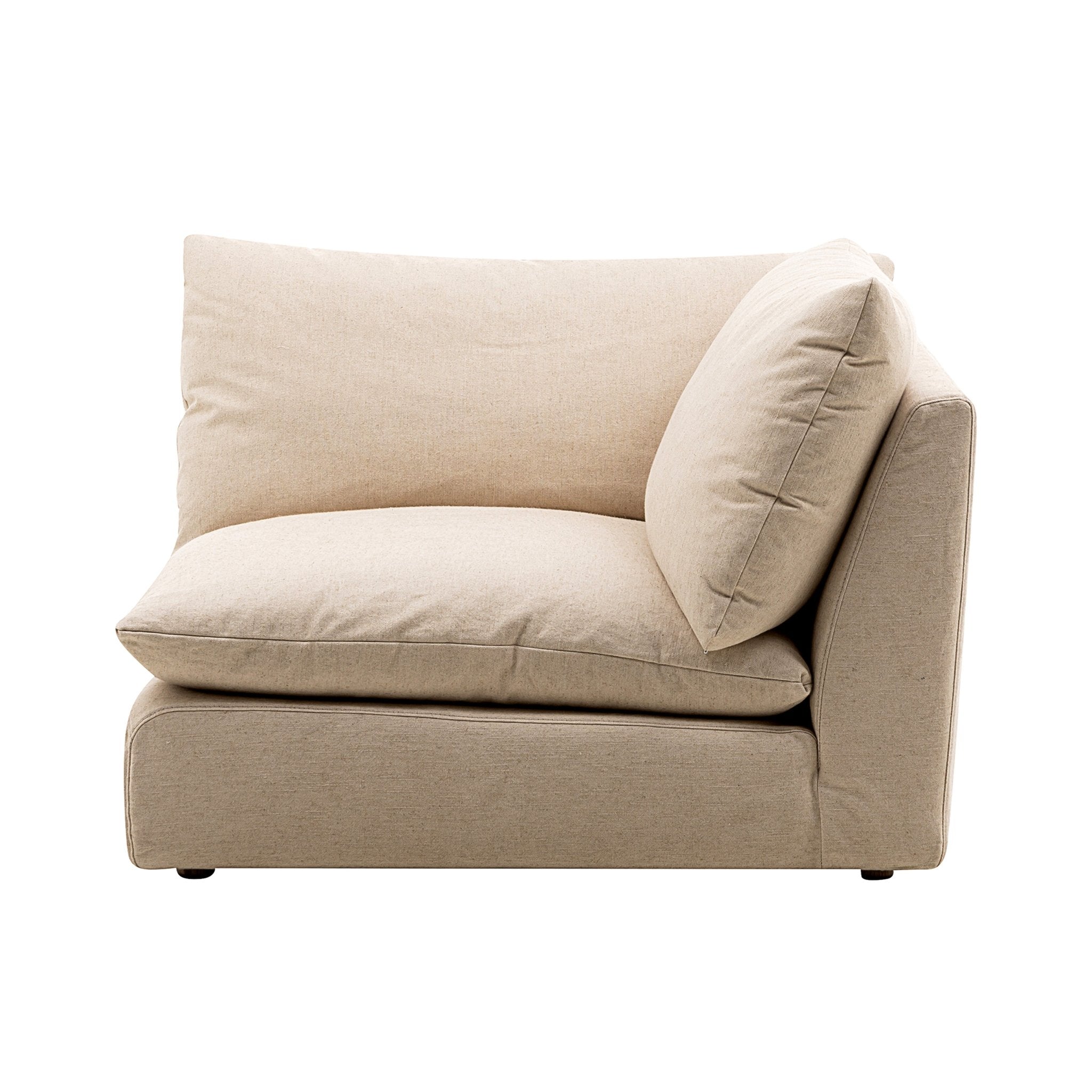 La Jolia Natural Linen Raf Sectionals| Roots Furniture