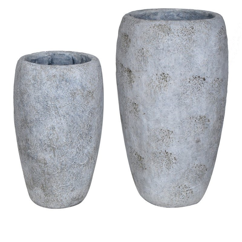 La Palata Vases Concrete Natural Concrete Finish Vases and Jars| Crestview