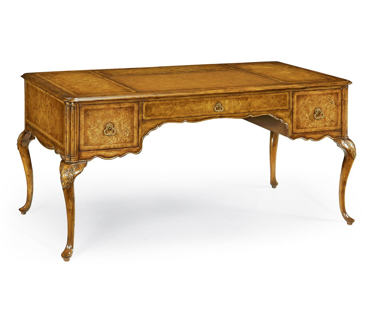 La Rochelle Collection - Seaweed marquetry desk Ground Decors| Jonathan Charles