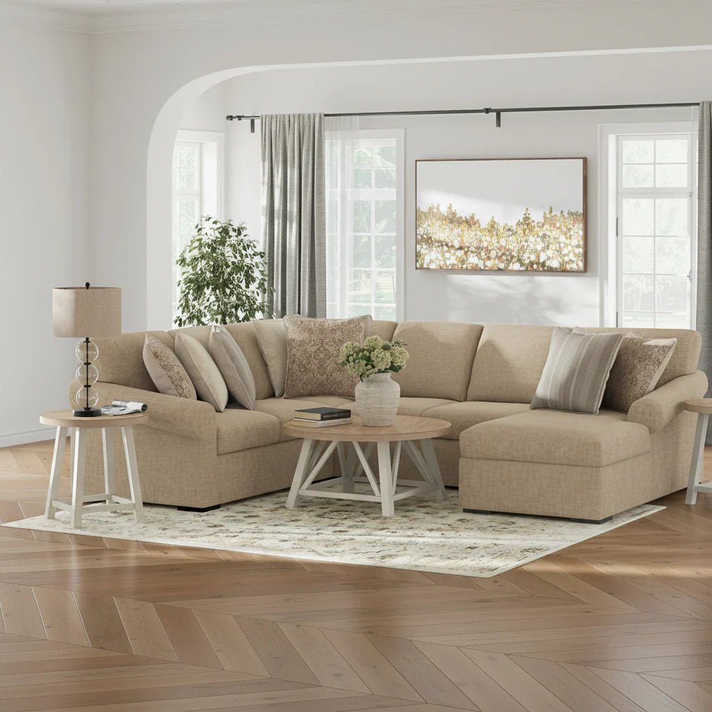 LadyMae 4-Piece Sectional with Chaise Sectionals| Ashley Homestore