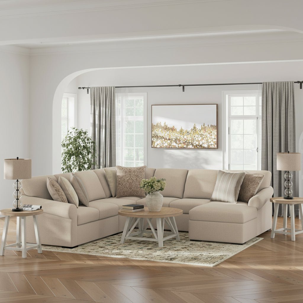 LadyMae 5-Piece Sectional with Chaise Sectionals| Ashley Homestore