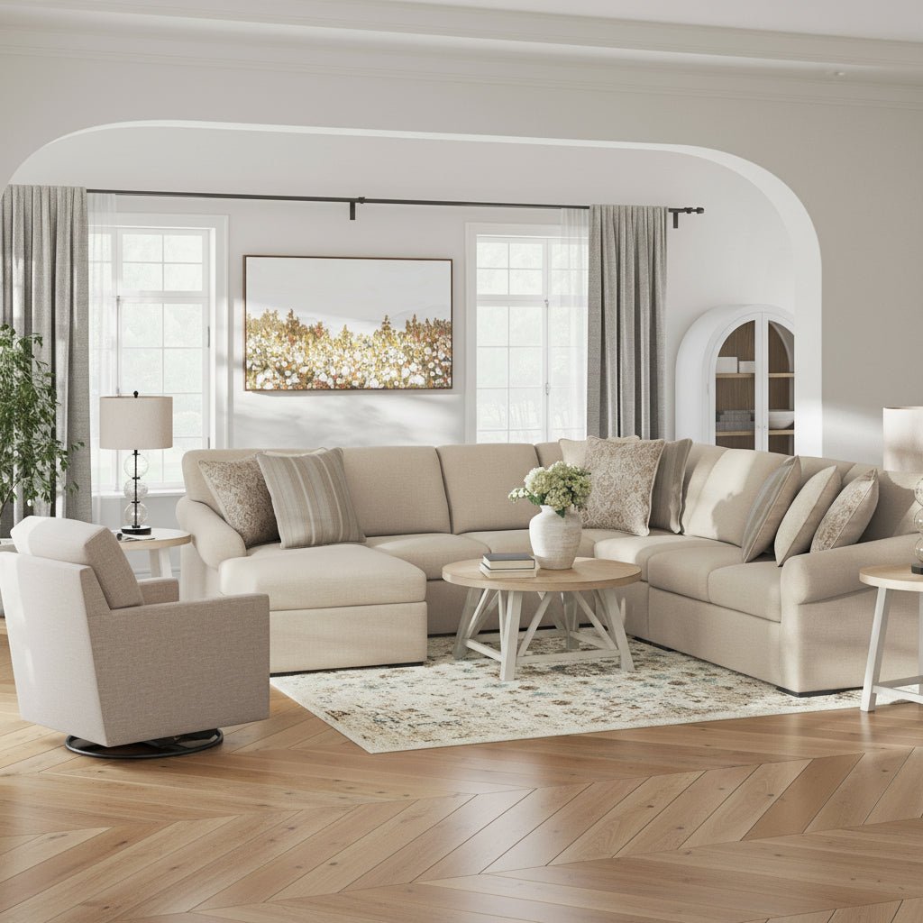 LadyMae 5-Piece Sectional with Chaise Sectionals| Ashley Homestore