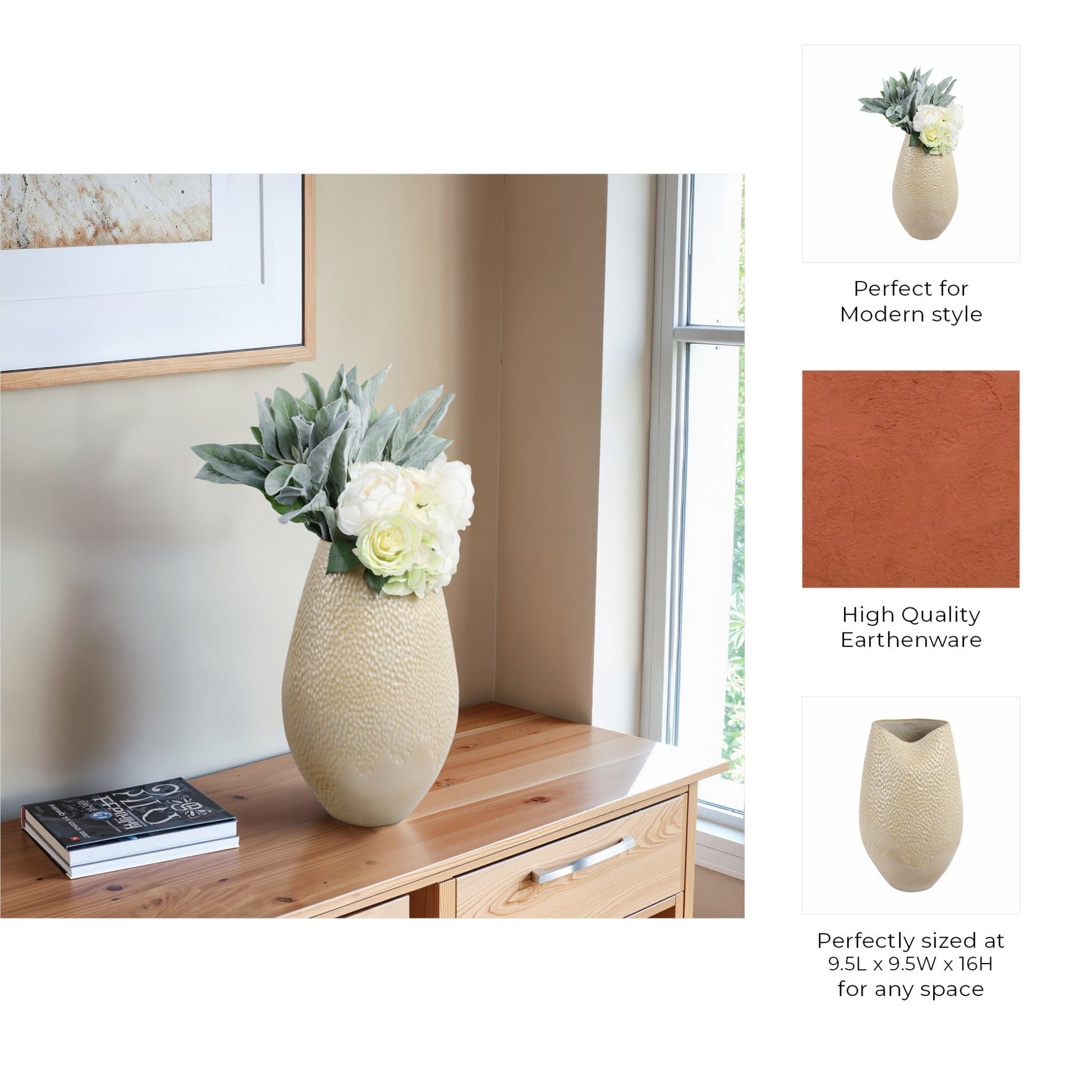 Lagos Portugal Vase Vases and Jars| Sagebrook Home