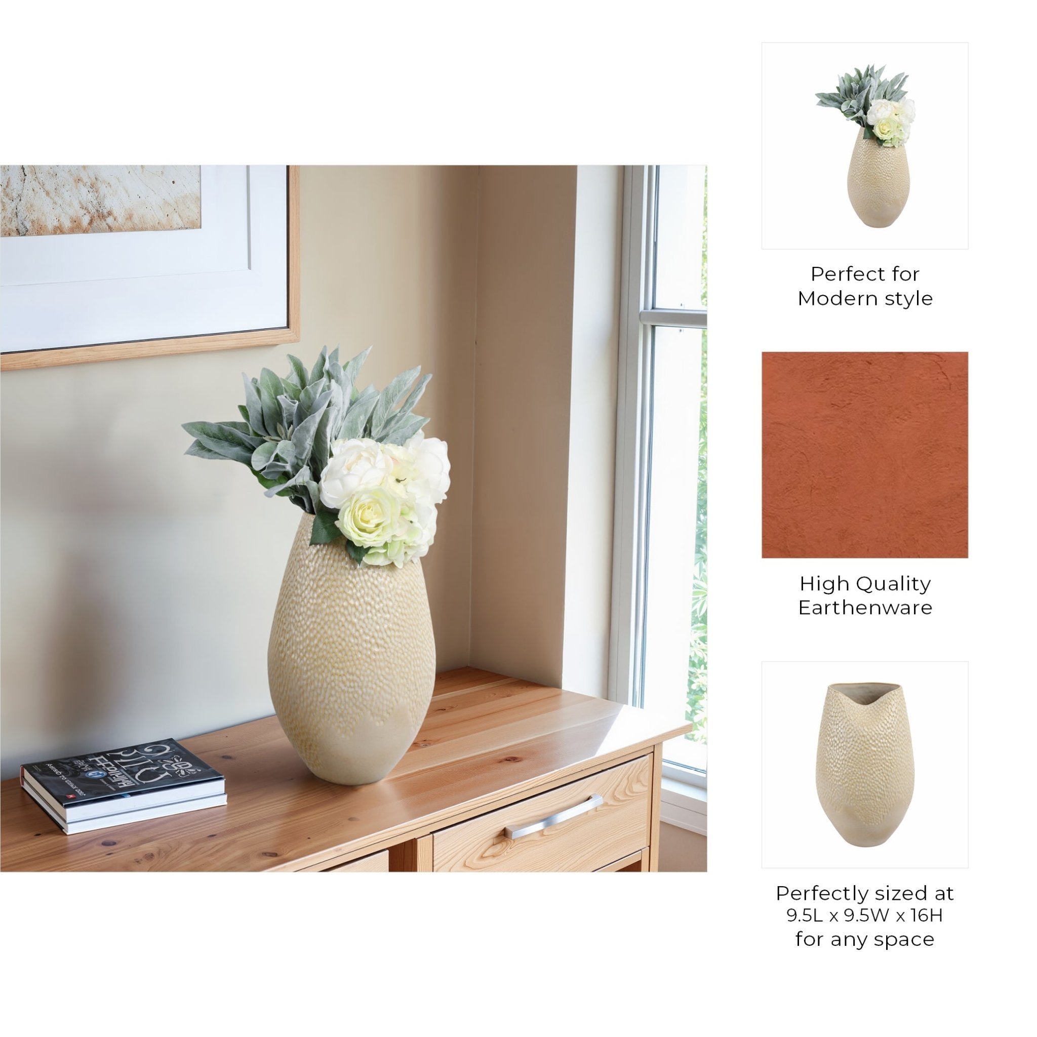 Lagos Portugal Vase Vases and Jars| Sagebrook Home