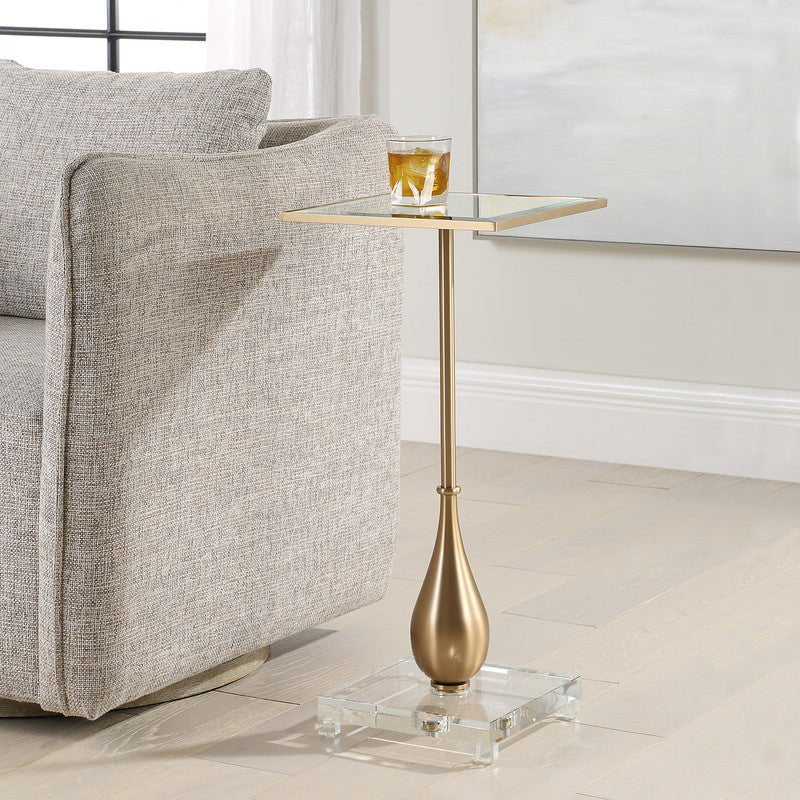 Lagrima Accent Table, Gold Accent & End Tables| Uttermost