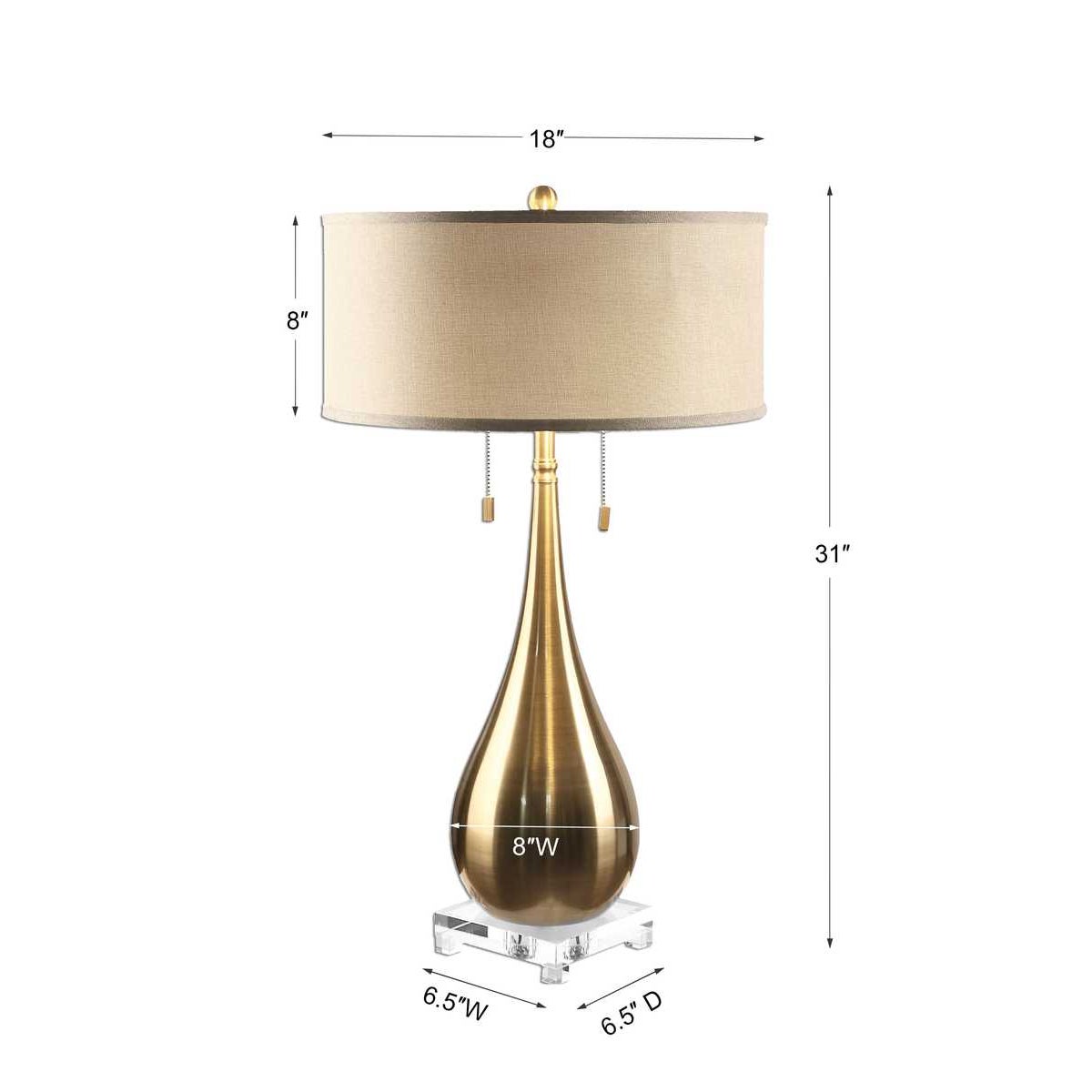Lagrima Table Lamp Table Lamps| Uttermost