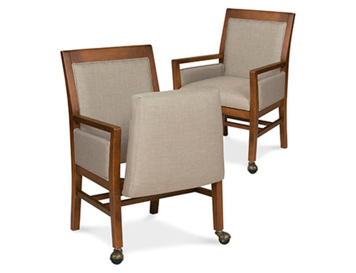 Laguna Easy Clean Occasional Chair with Front Cast Chairs| Fairfield Chair
