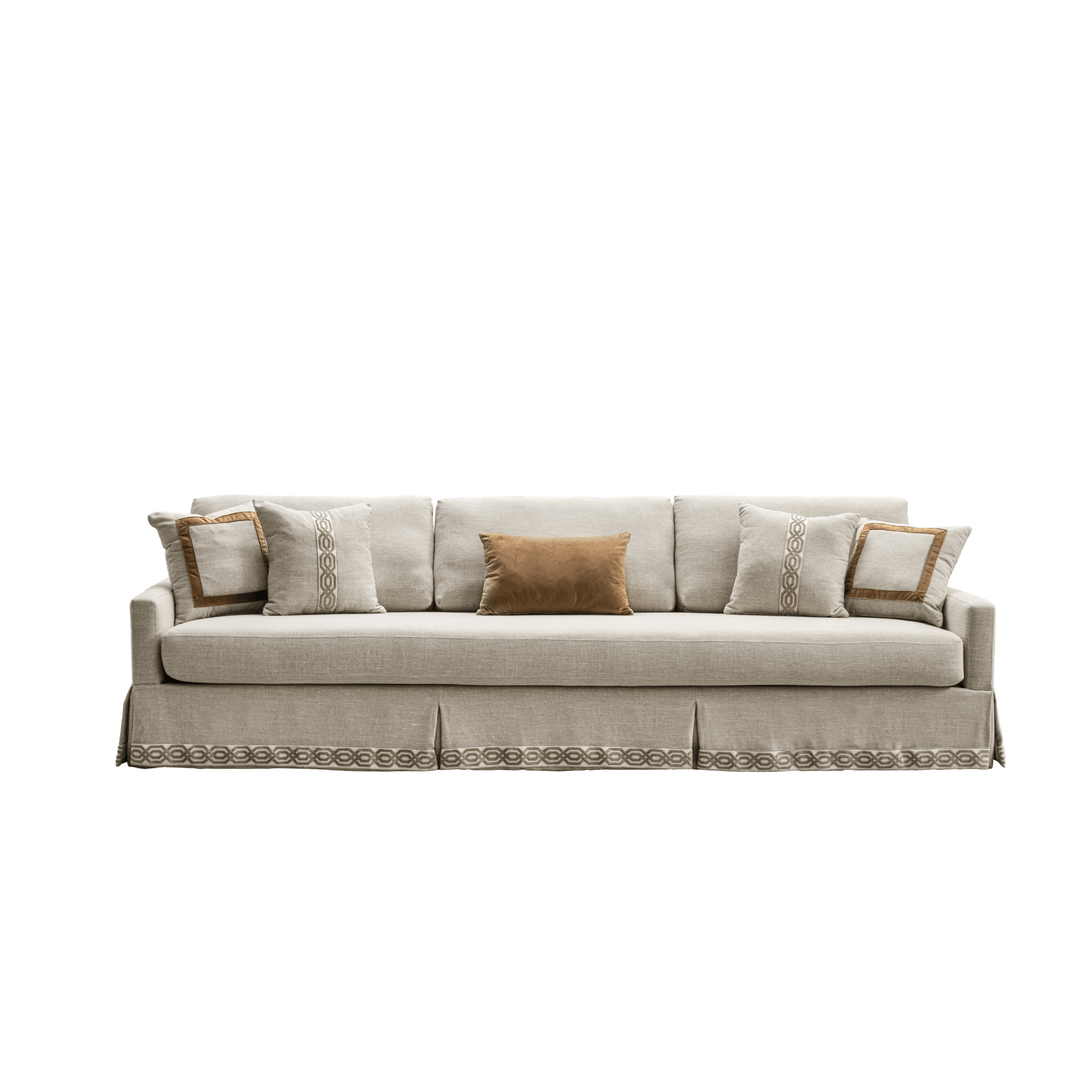 Lamia Beige 5 Seater Sofa (304cm) XL Sofas| Roots Furniture