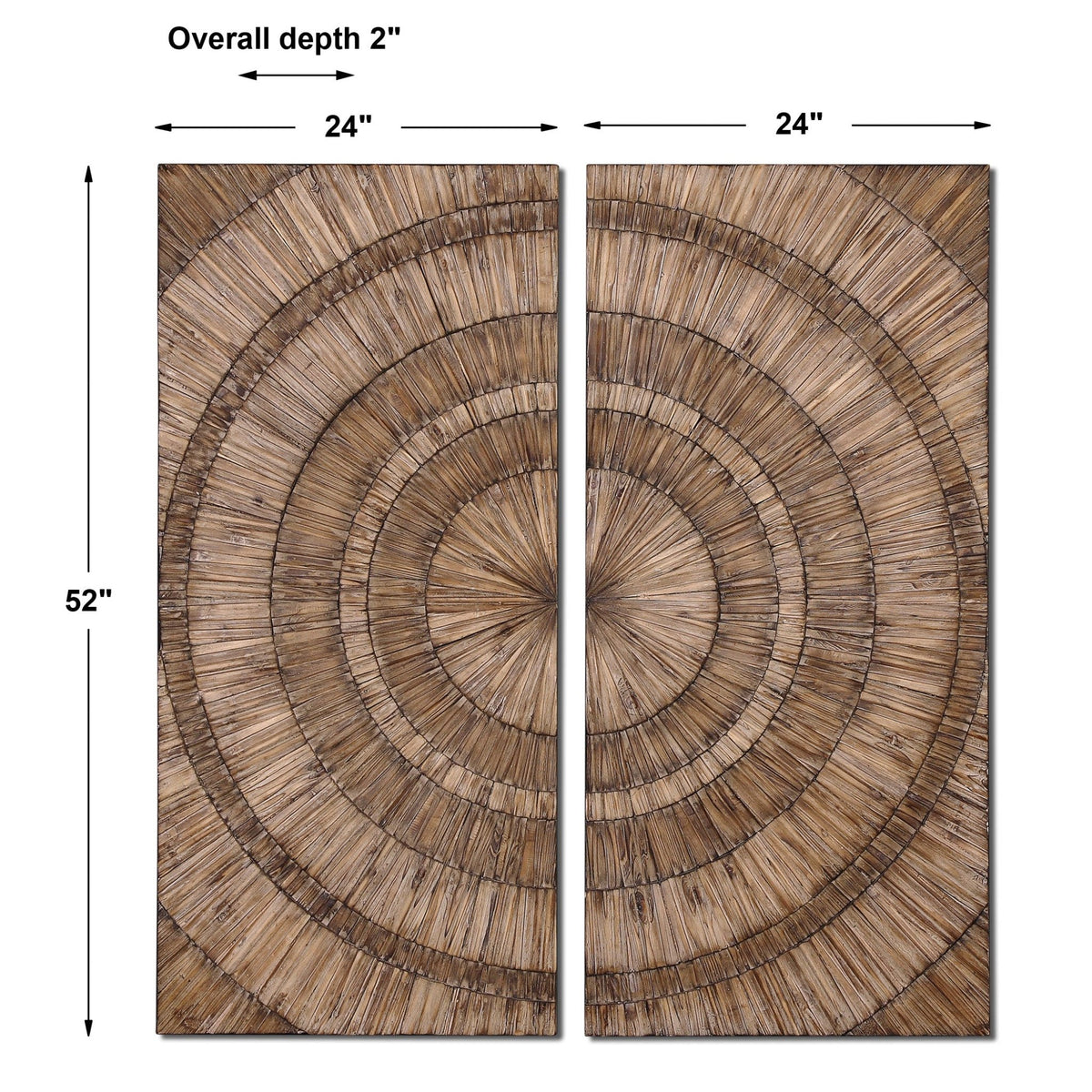 Lanciano Wood Wall Panels, S/2 Paintings & Pictures| Uttermost